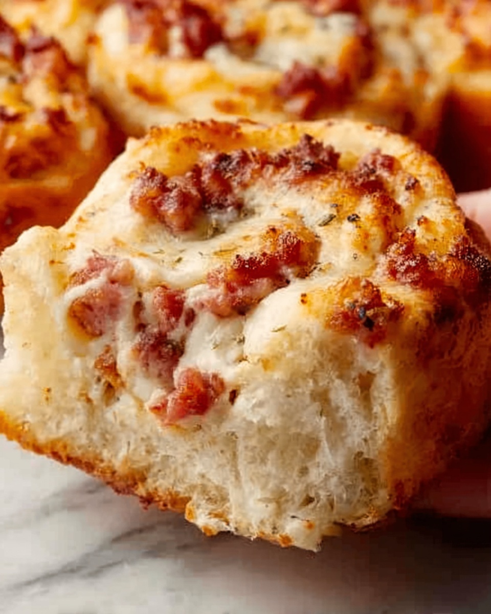 Cheesy Supreme Pizza Rolls Recipe - Recipe Image