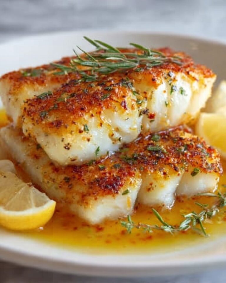 Lemon Butter Baked Cod Recipe