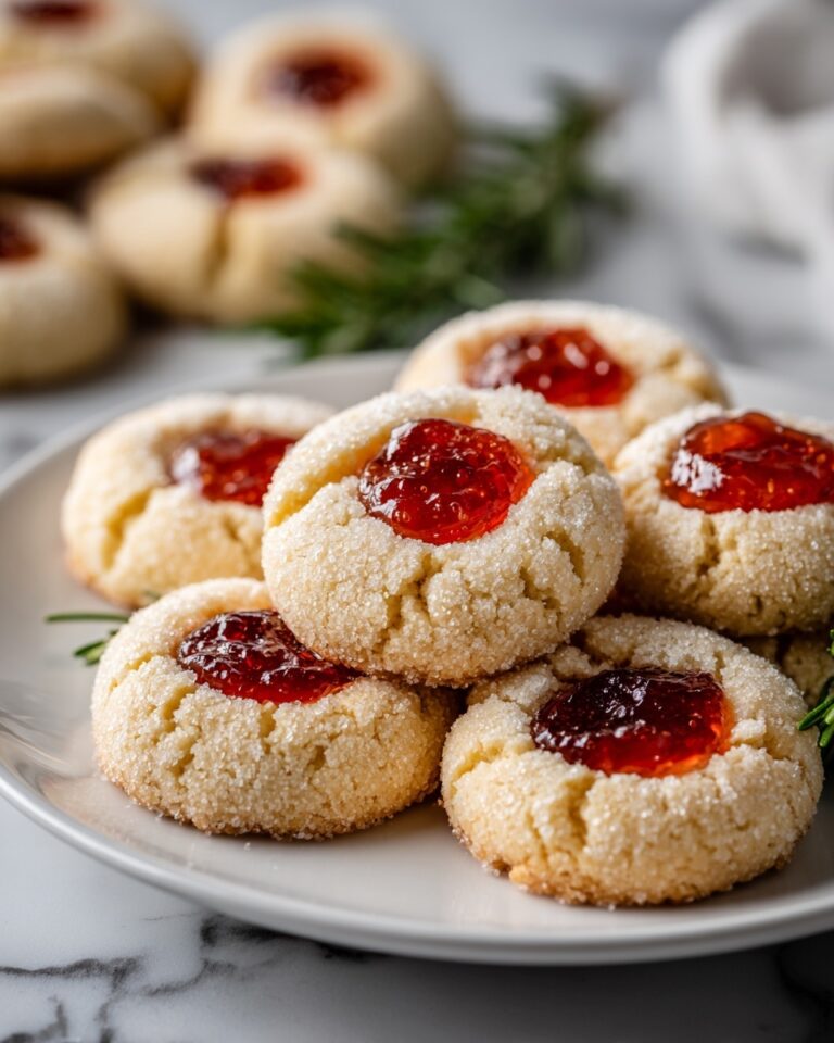 Thumbprint Cookies with Fruit Preserves Recipe