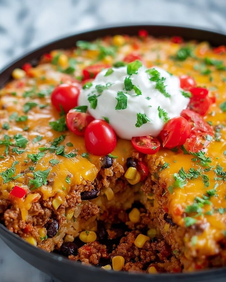 Cornbread Taco Bake Recipe