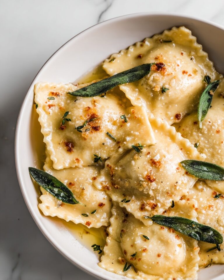 Vegan Lemon Ricotta Ravioli: A Creamy and Citrusy Delight Recipe