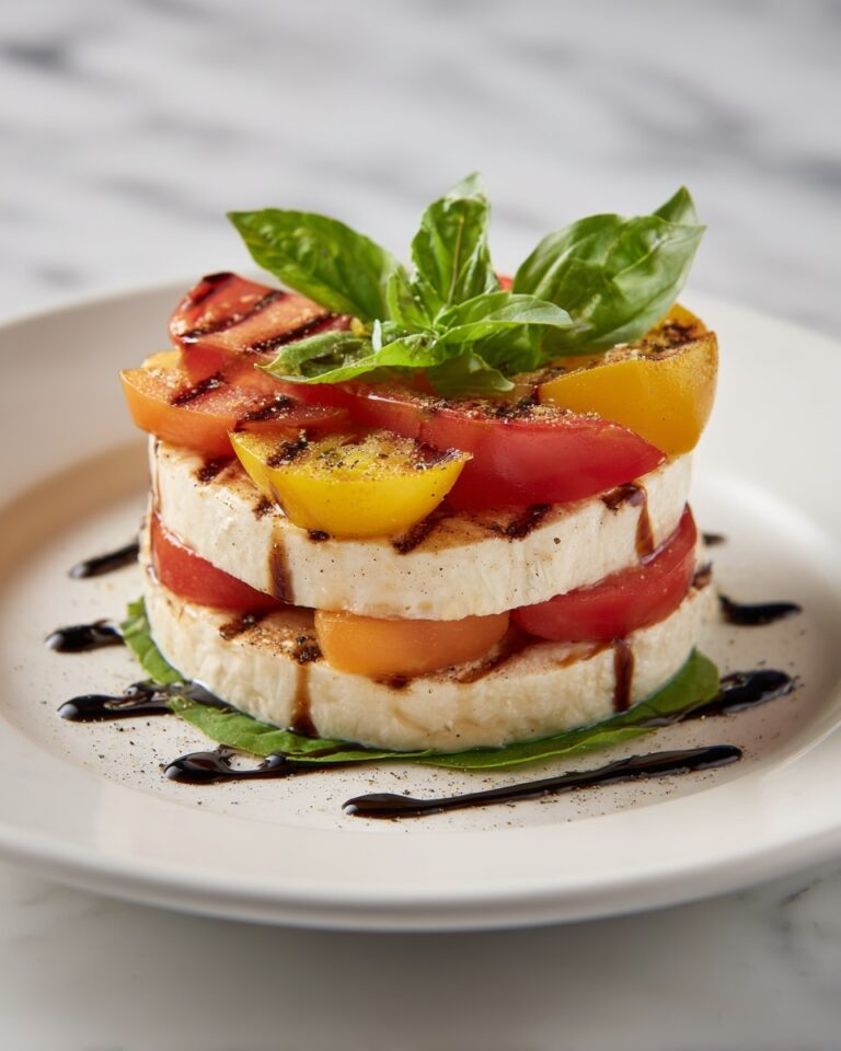 Peach Caprese Salad Recipe