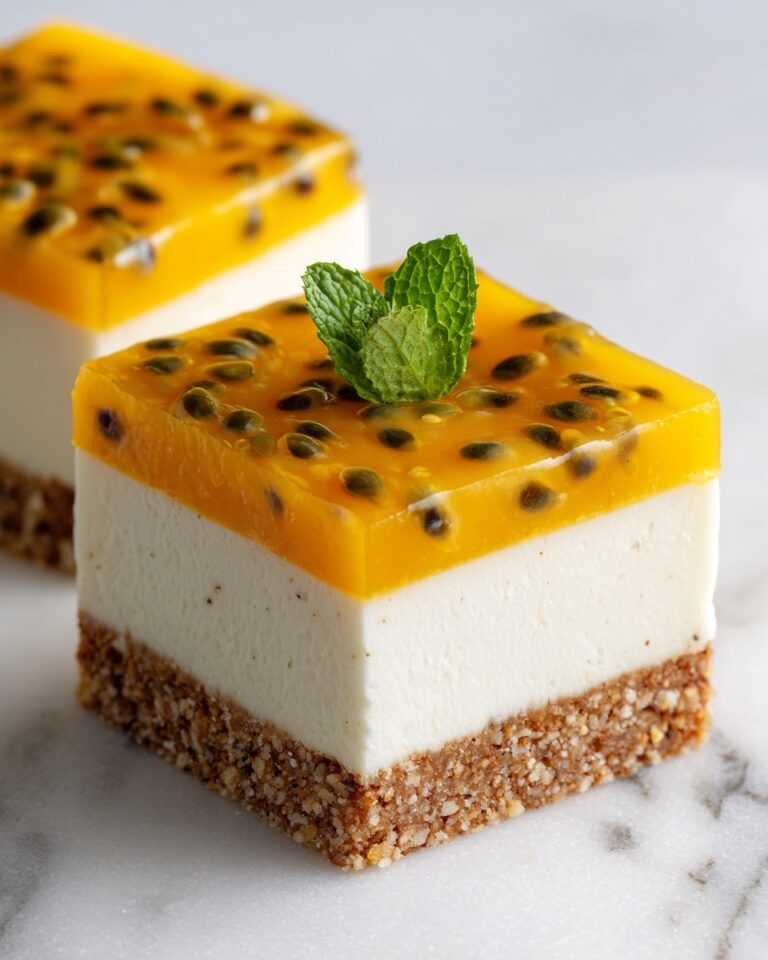 No-Bake Passion Fruit Slice Recipe