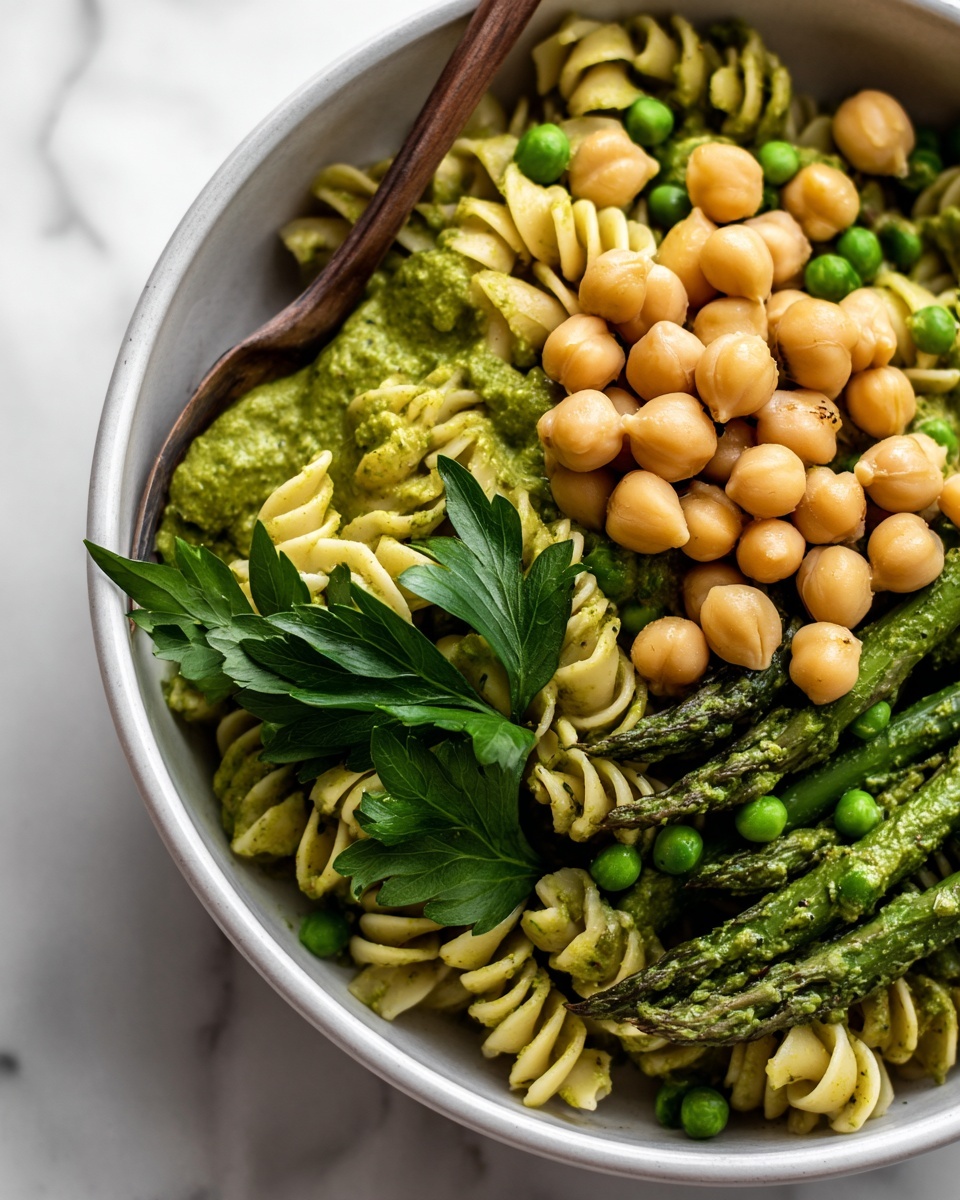 Green Goddess Pesto Pasta Salad Recipe - Recipe Image