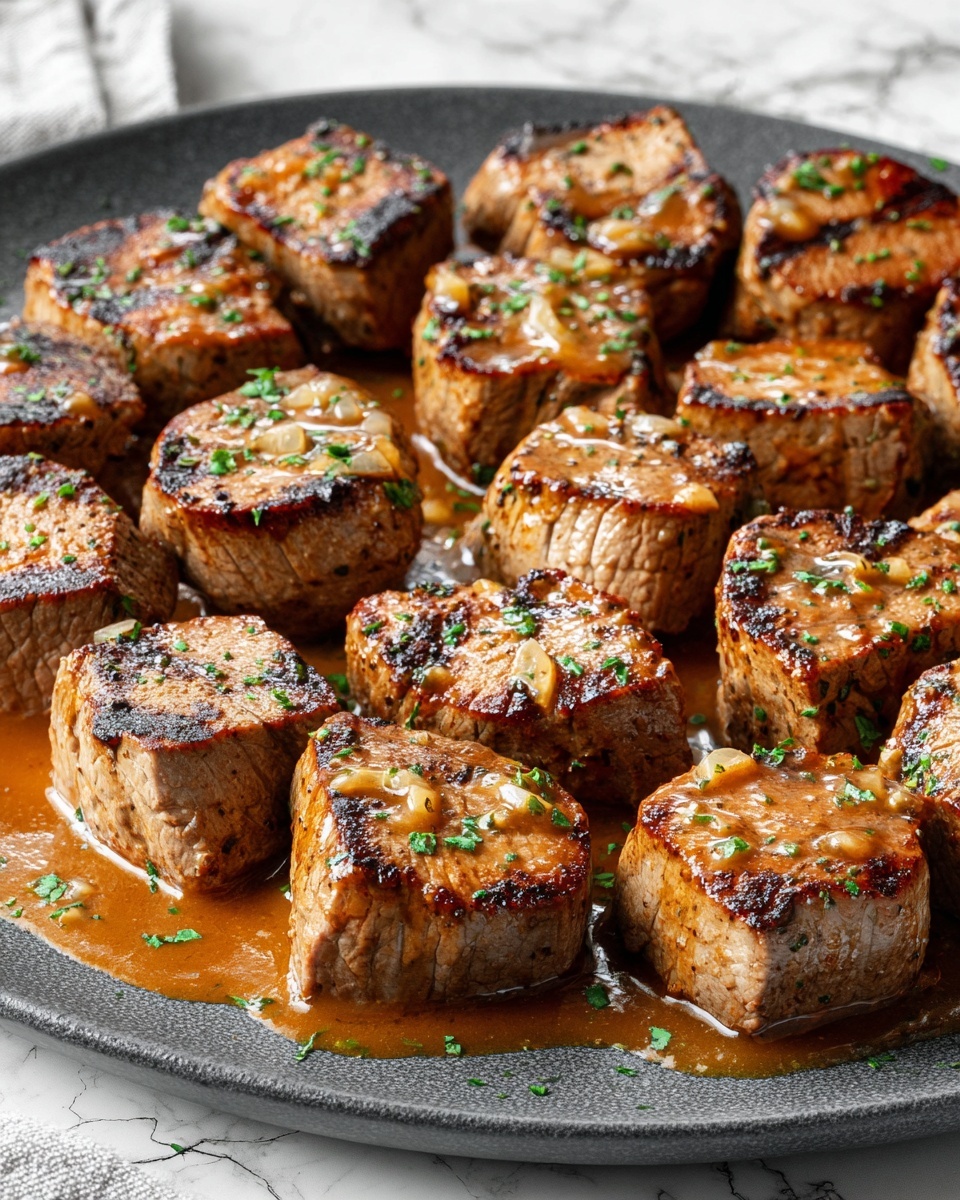 Savory Garlic Butter Steak Bites Recipe - Recipe Image