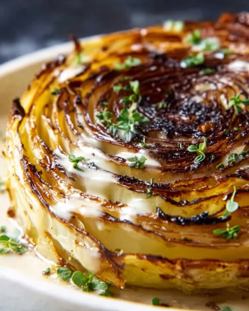 Easy Roasted Cabbage Steaks Recipe - Recipe Image
