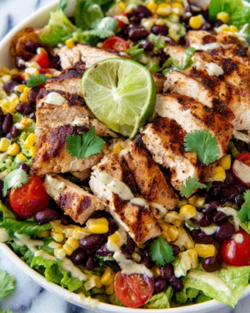 Tex-Mex Chopped Chicken Salad Recipe - Recipe Image