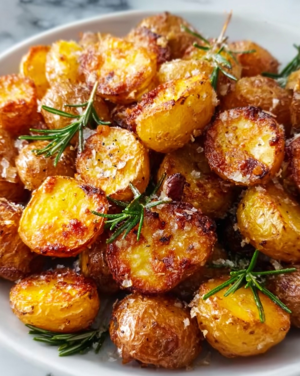 Crispy Roast Potatoes with Rosemary and Garlic Recipe - Recipe Image