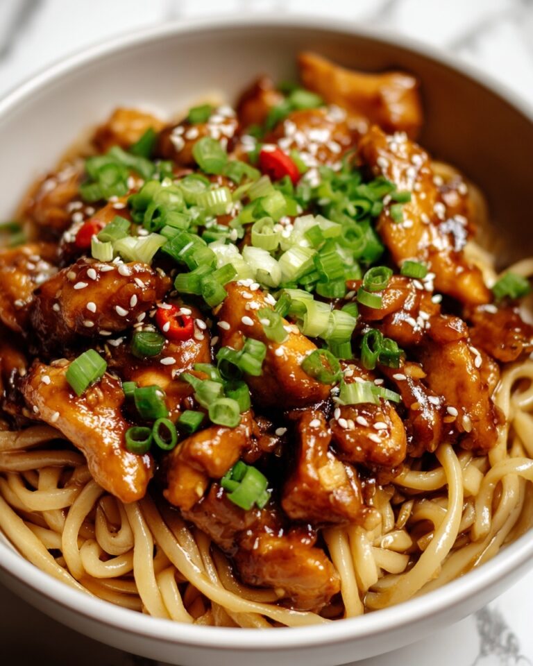 Kung Pao Chicken Noodles Recipe