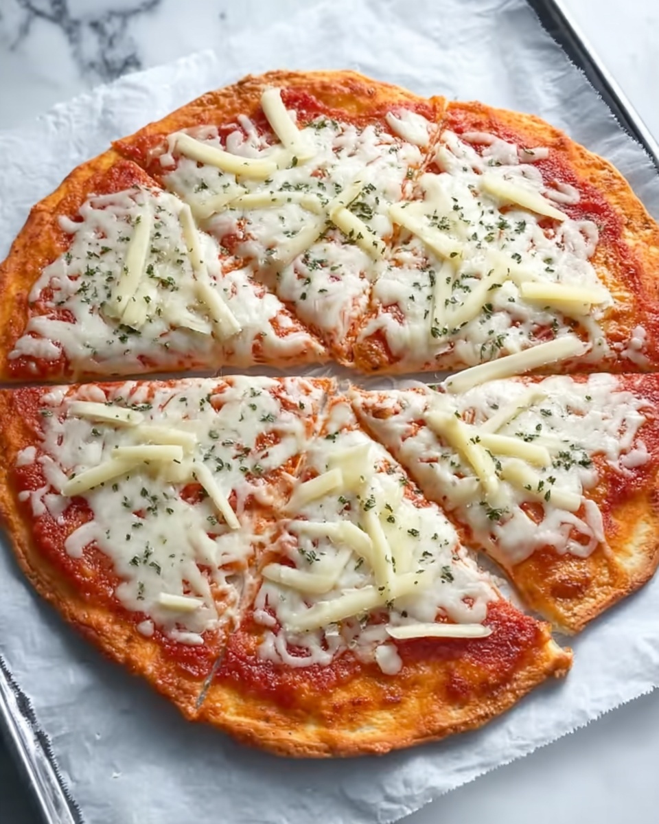 Low Carb Pizza Crust Recipe - Recipe Image