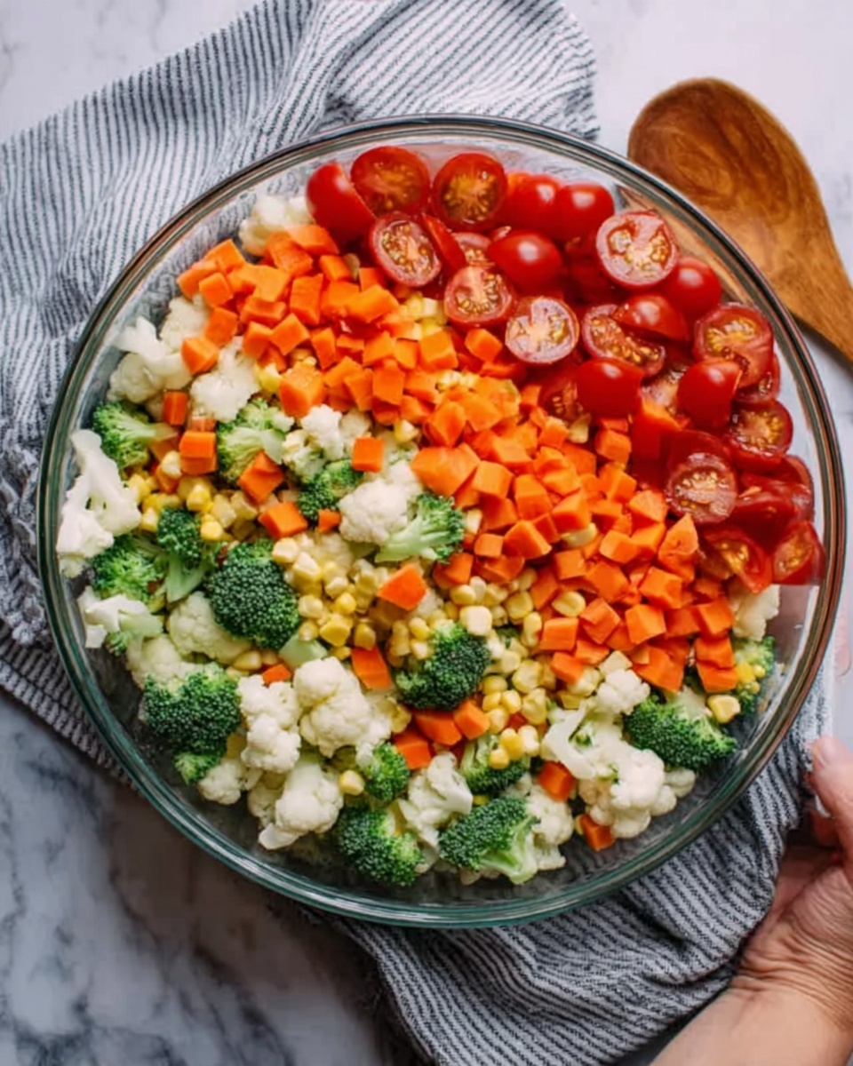 The Best Marinated Vegetable Salad Recipe - Recipe Image