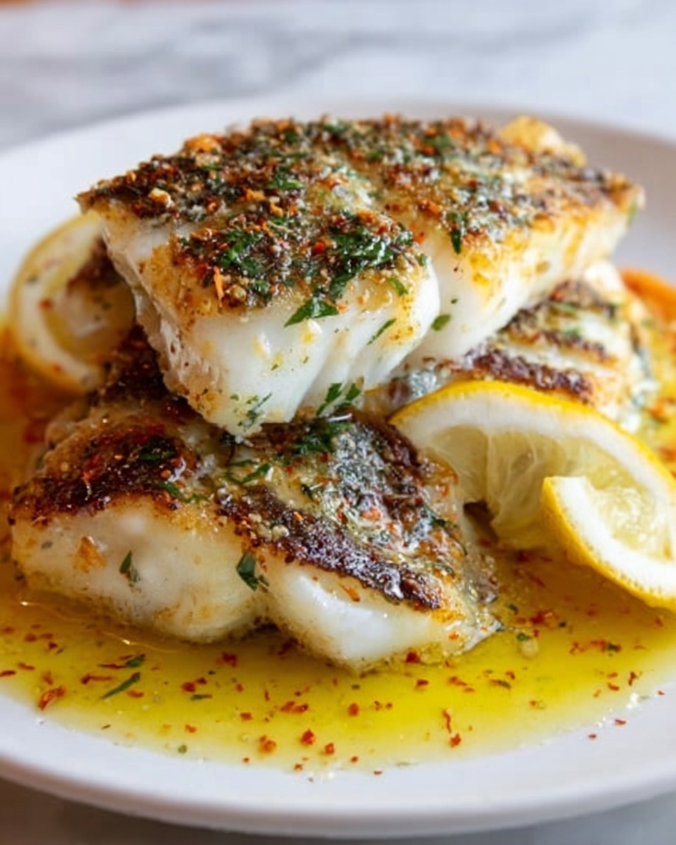 Lemon Butter Baked Cod Recipe - Recipe Image