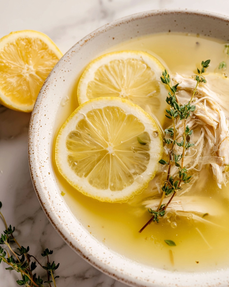 Mediterranean Lemon Chicken Soup Recipe - Recipe Image