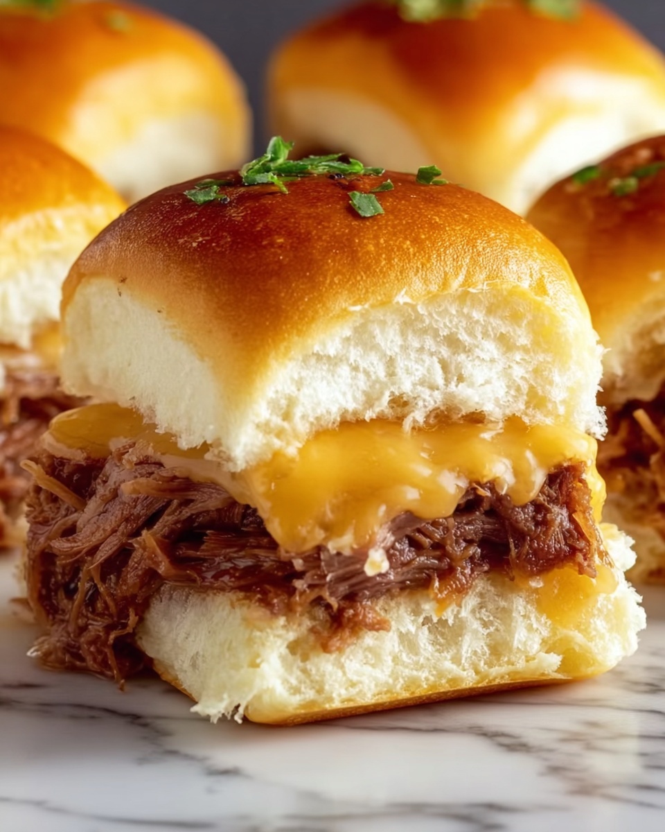Savory Delight: French Dip Sliders Recipe - Recipe Image