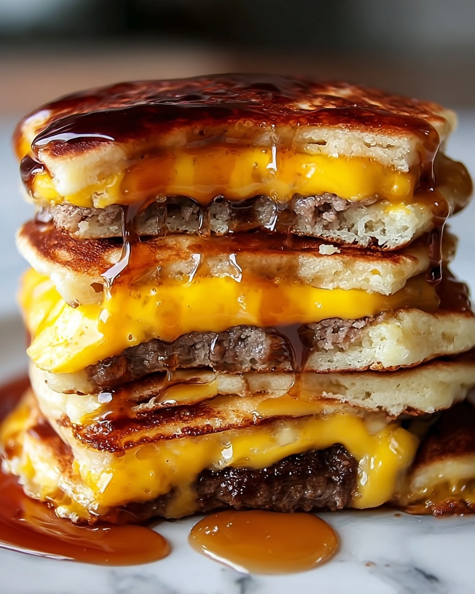 Smash Burger Pancakes: A Fun Twist on Breakfast Recipe - Recipe Image