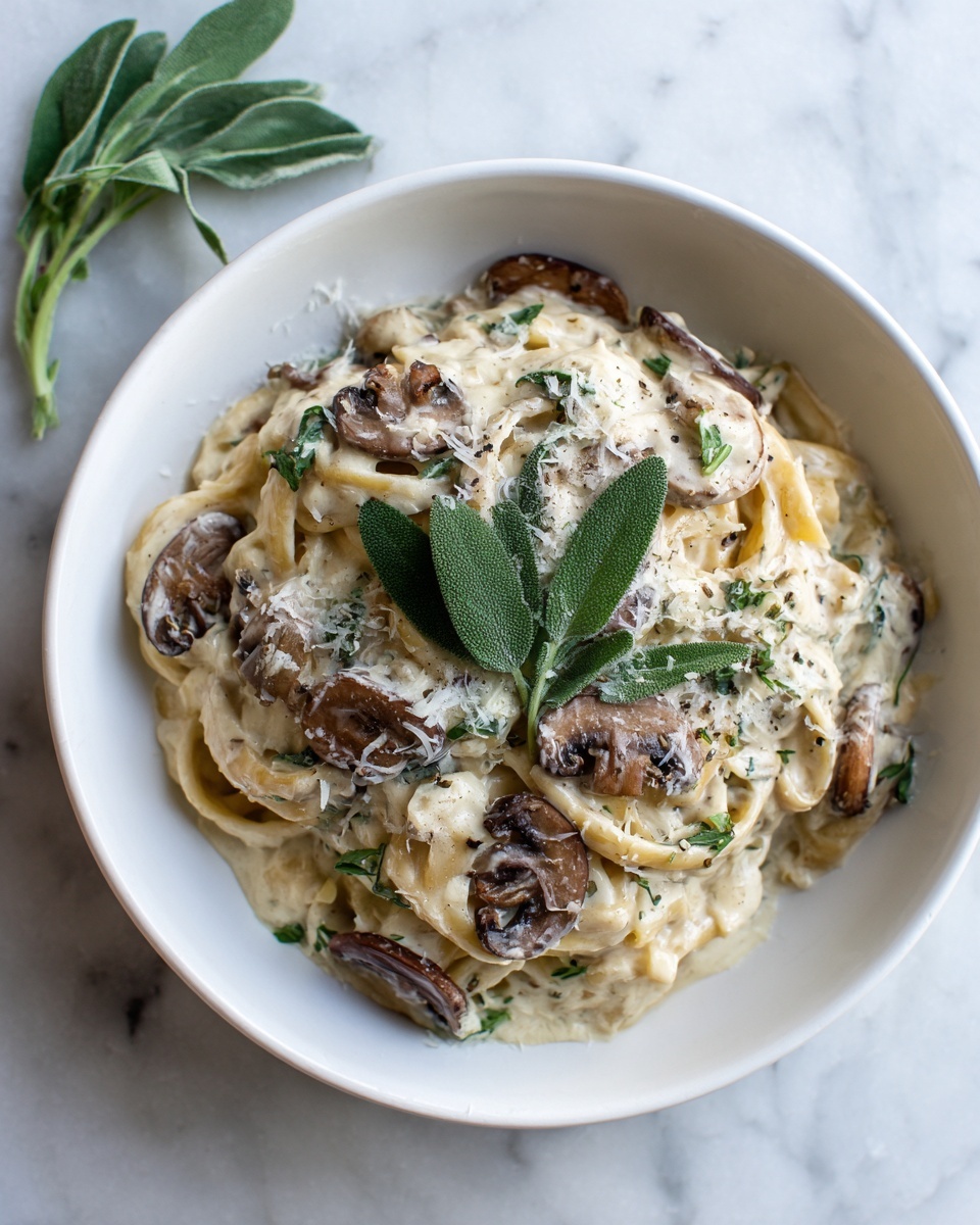 Creamy Mushroom Pasta Recipe - Recipe Image