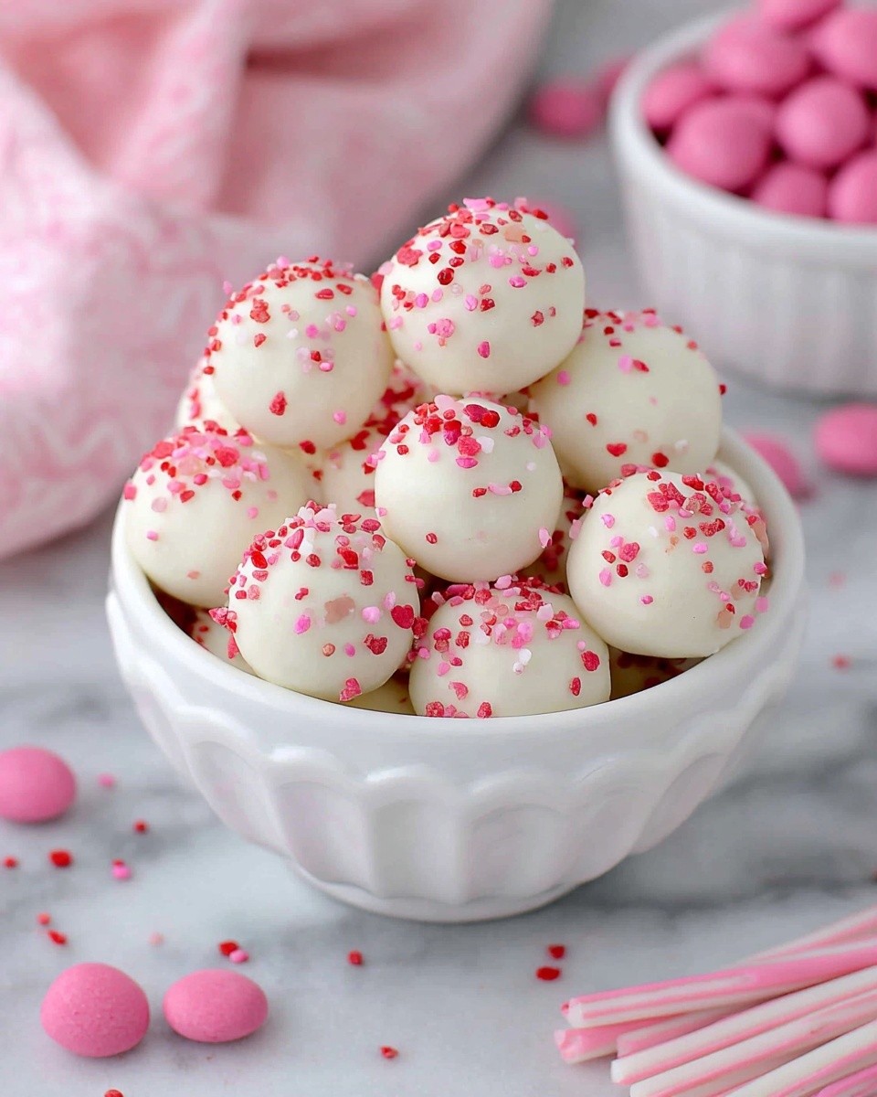 Strawberry Cake Balls Recipe - Recipe Image