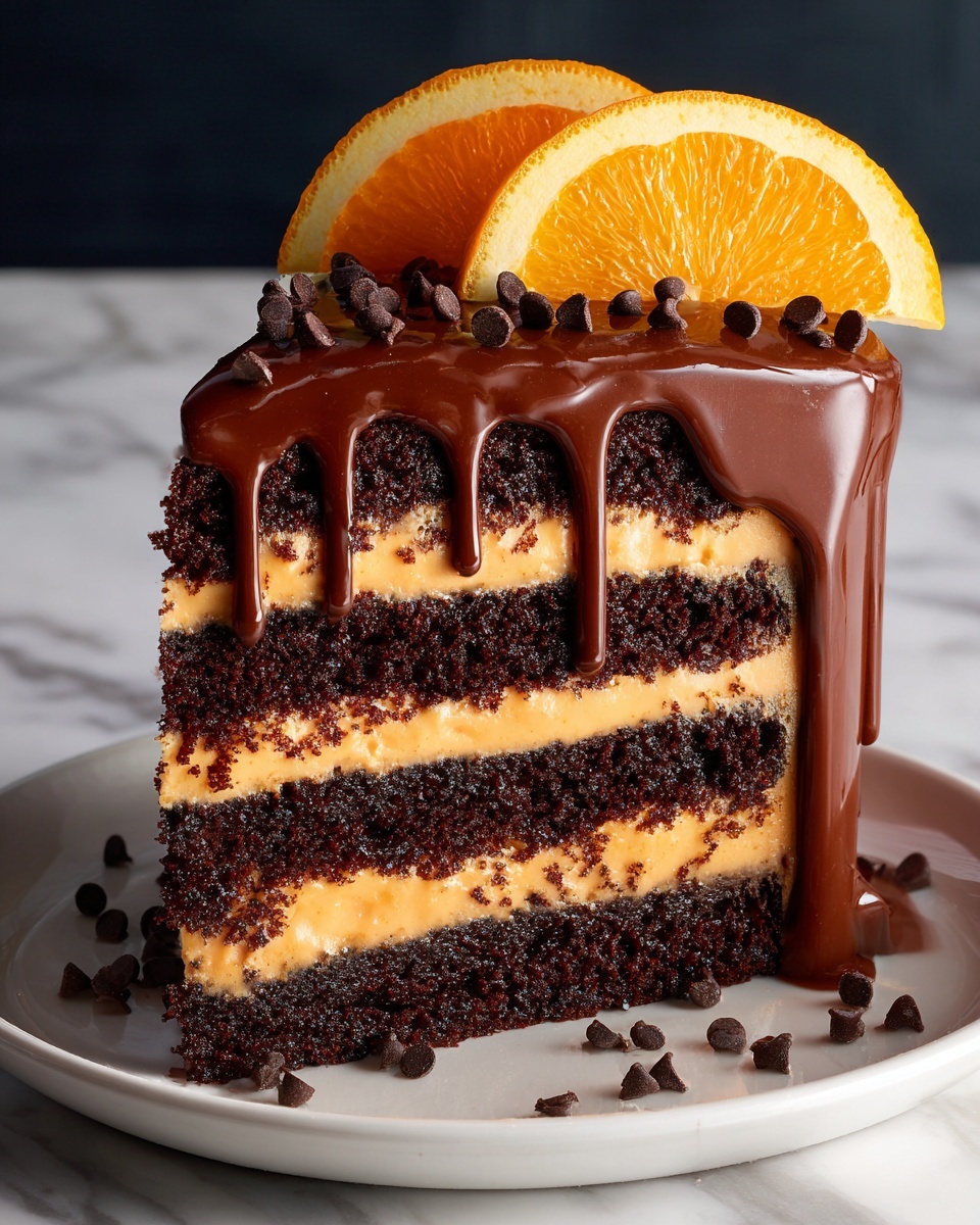 Chocolate Orange Layer Cake Recipe - Recipe Image