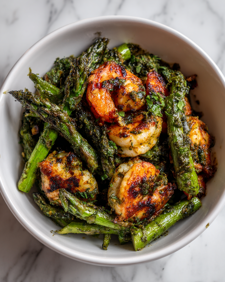 Shrimp and Asparagus Stir Fry Recipe - Recipe Image