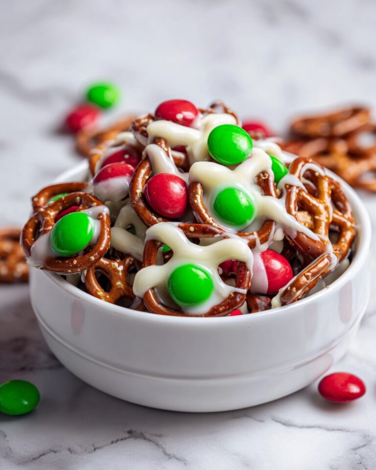 White Chocolate Pretzel Crockpot Christmas Candy Recipe
