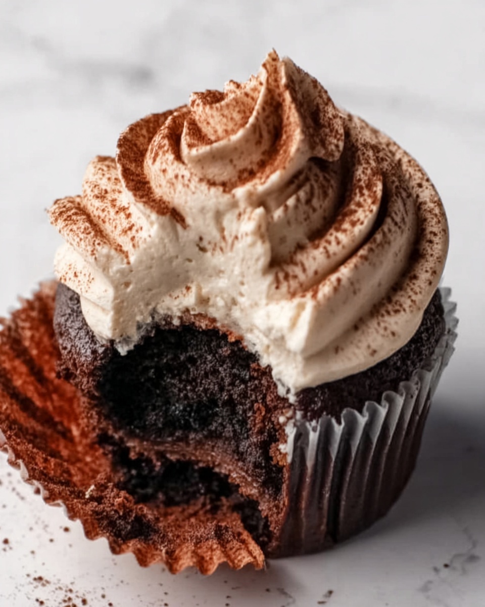 Chocolate Tiramisu Cupcakes Recipe - Recipe Image