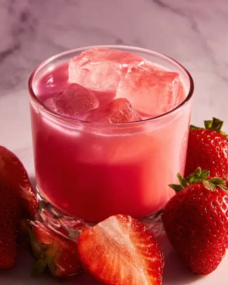 Strawberry Breeze – A Creamy and Refreshing Frozen Drink Recipe - Recipe Image