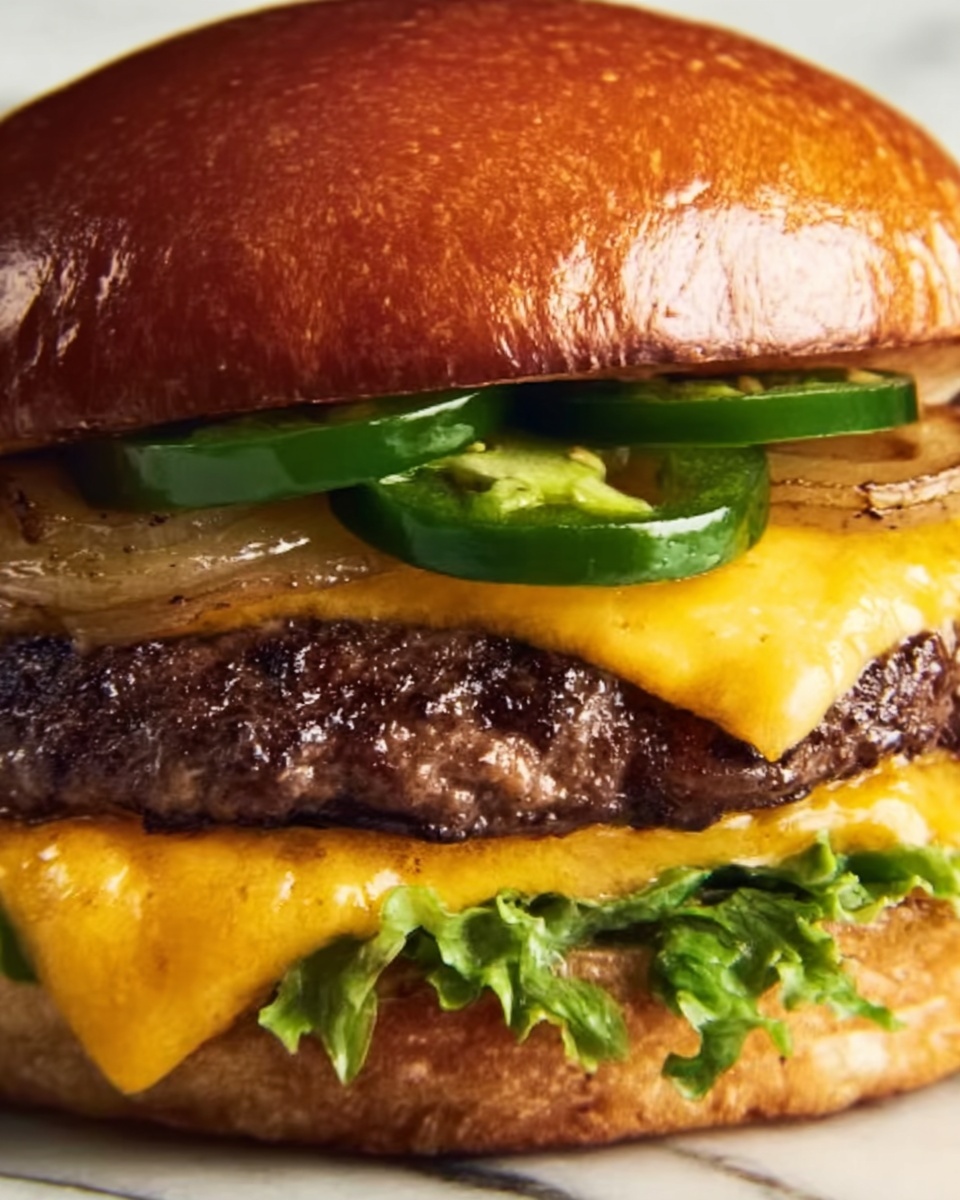 Jalapeño-Onion Smash Burgers Recipe - Recipe Image