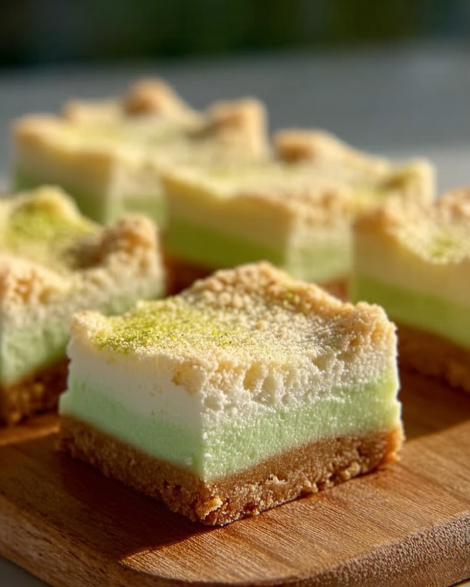 Buttery Pistachio Sugar Cookie Bars Recipe - Recipe Image