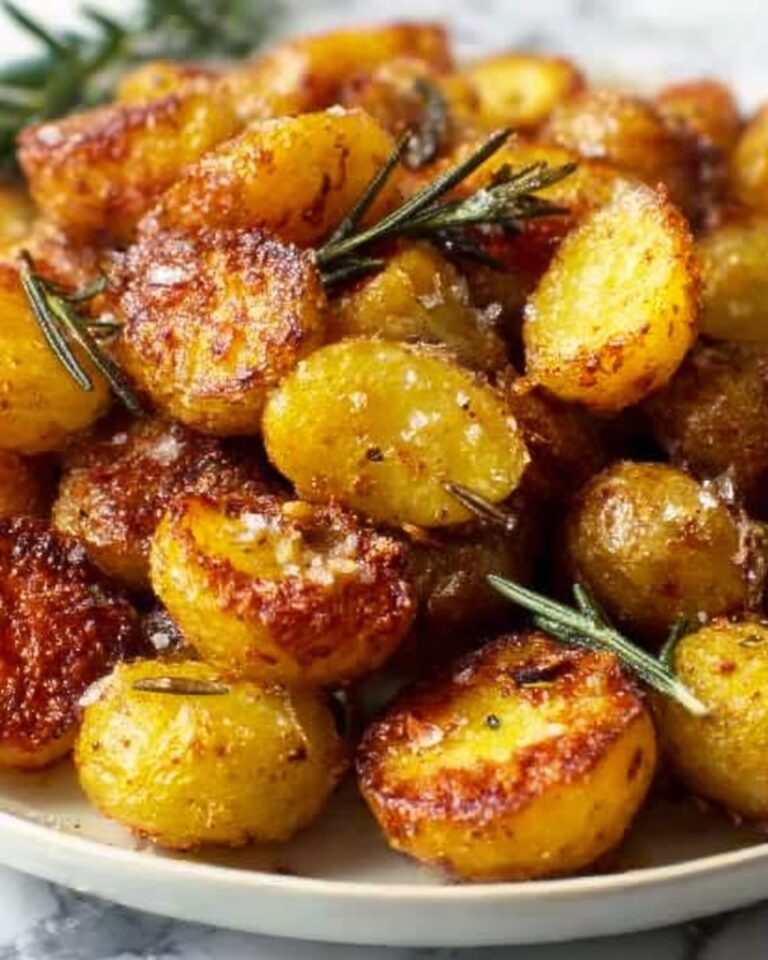 Crispy Roast Potatoes with Rosemary and Garlic Recipe