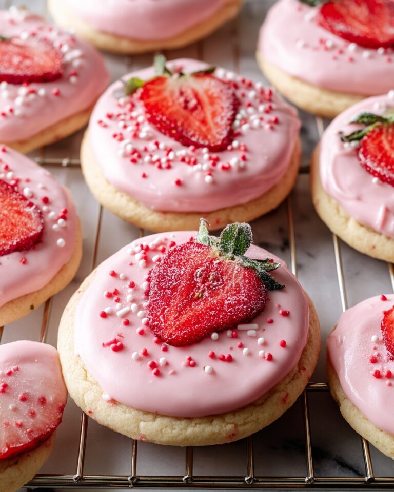 Double Strawberry Sugar Cookies Recipe