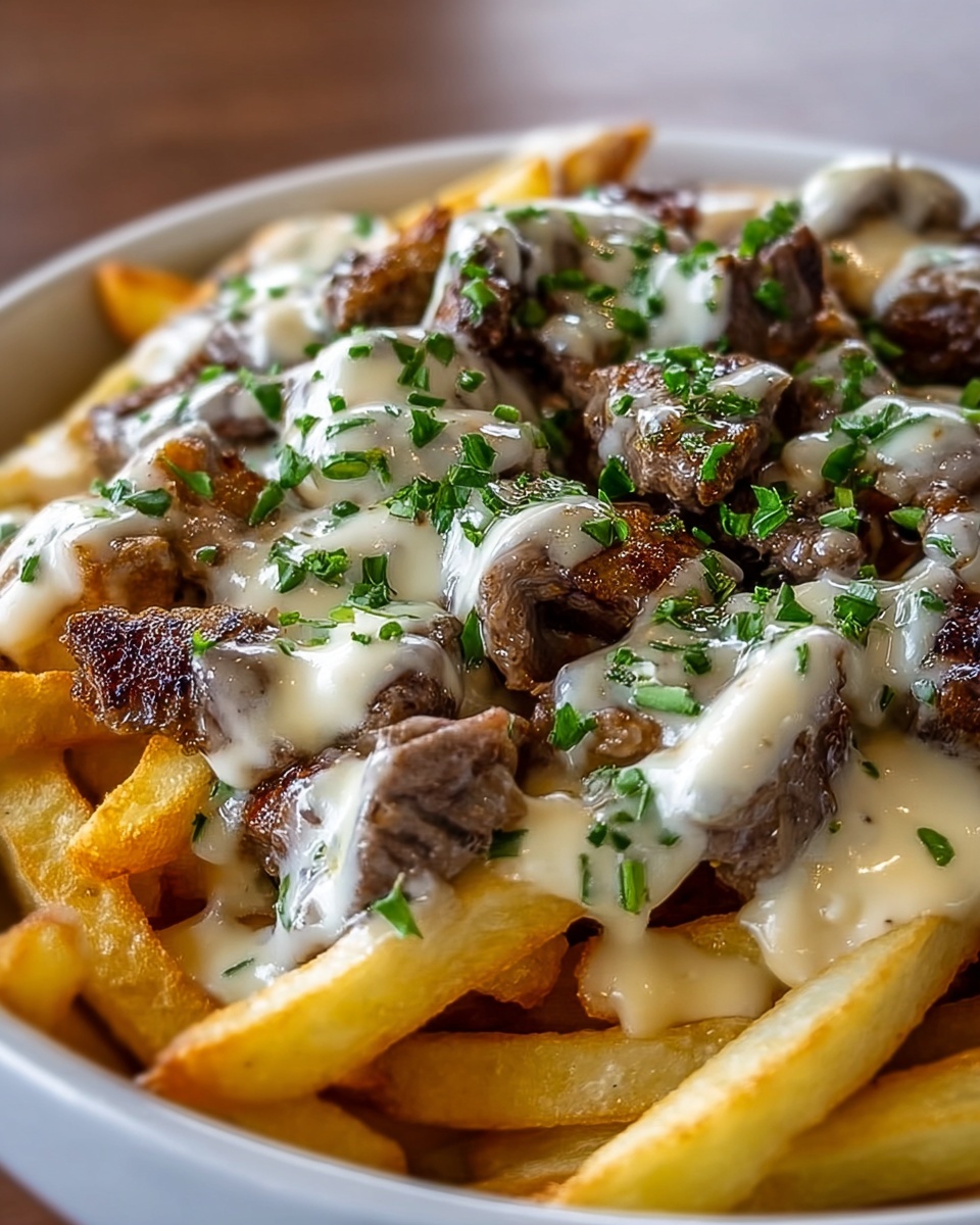 Philly Steak Cheese Fries Recipe - Recipe Image