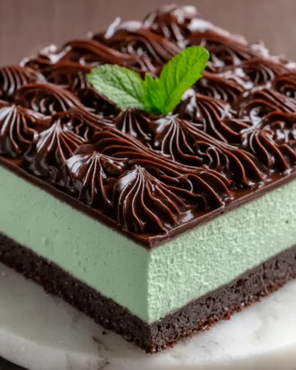 Chocolate Mint Pie Recipe - Recipe Image