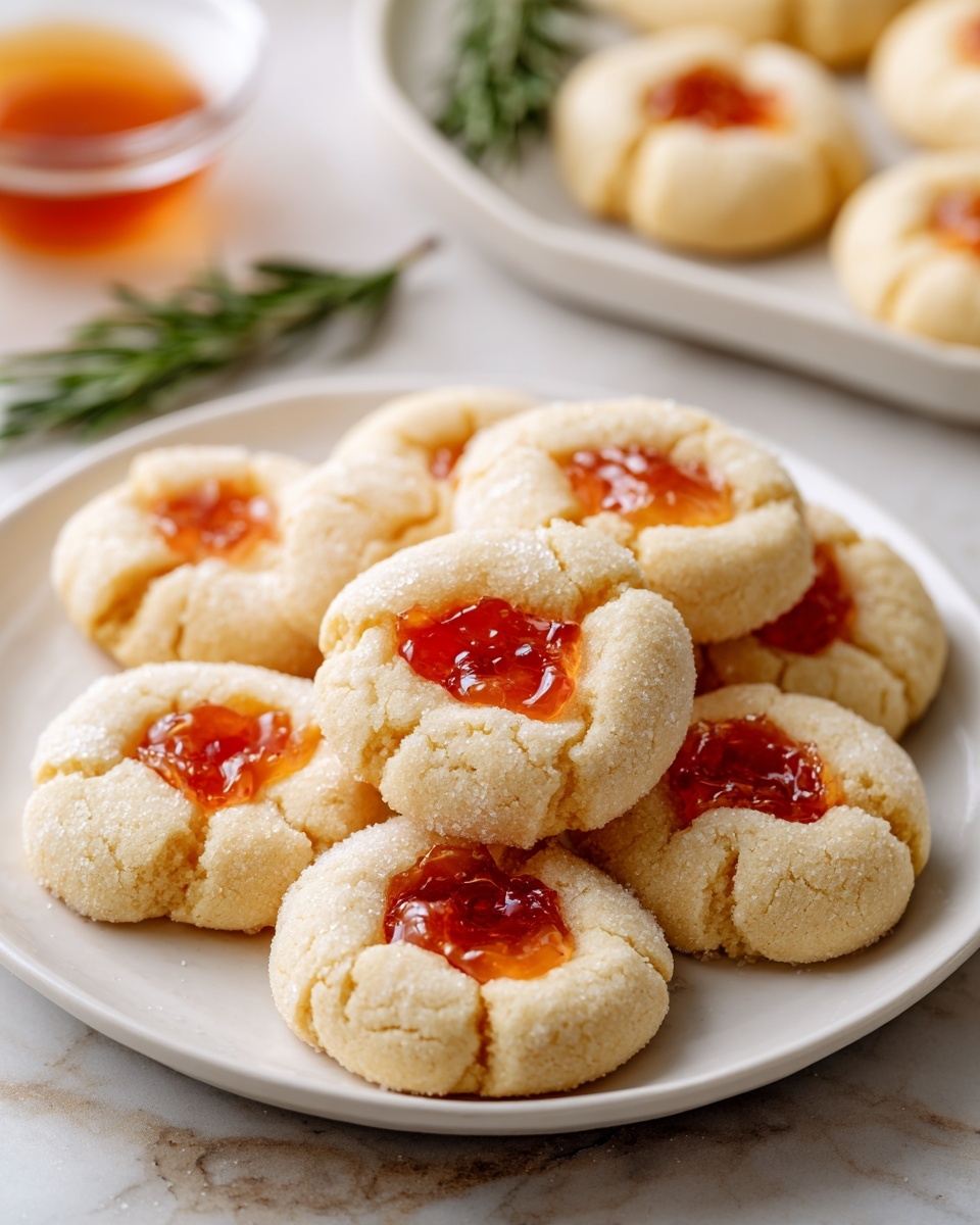 Thumbprint Cookies with Fruit Preserves Recipe - Recipe Image