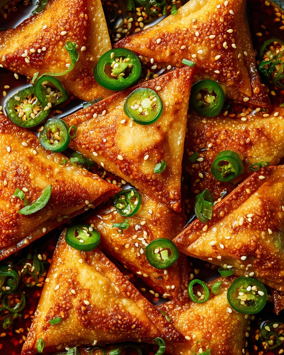 Chile Relleno Wontons with Jalapeño Soy Sauce Recipe - Recipe Image