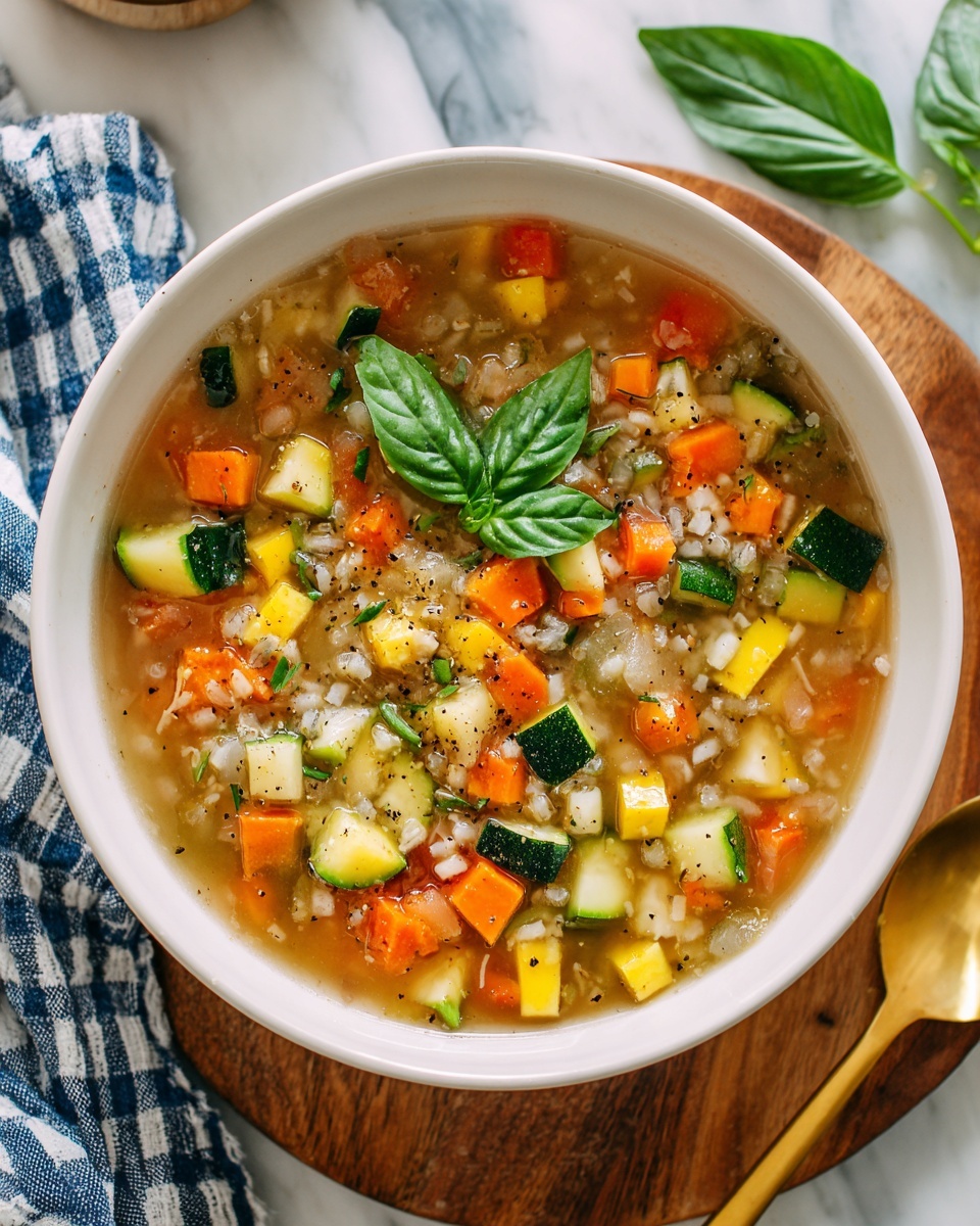 Summer Vegetable Stew with Chickpeas and Fresh Herbs Recipe - Recipe Image