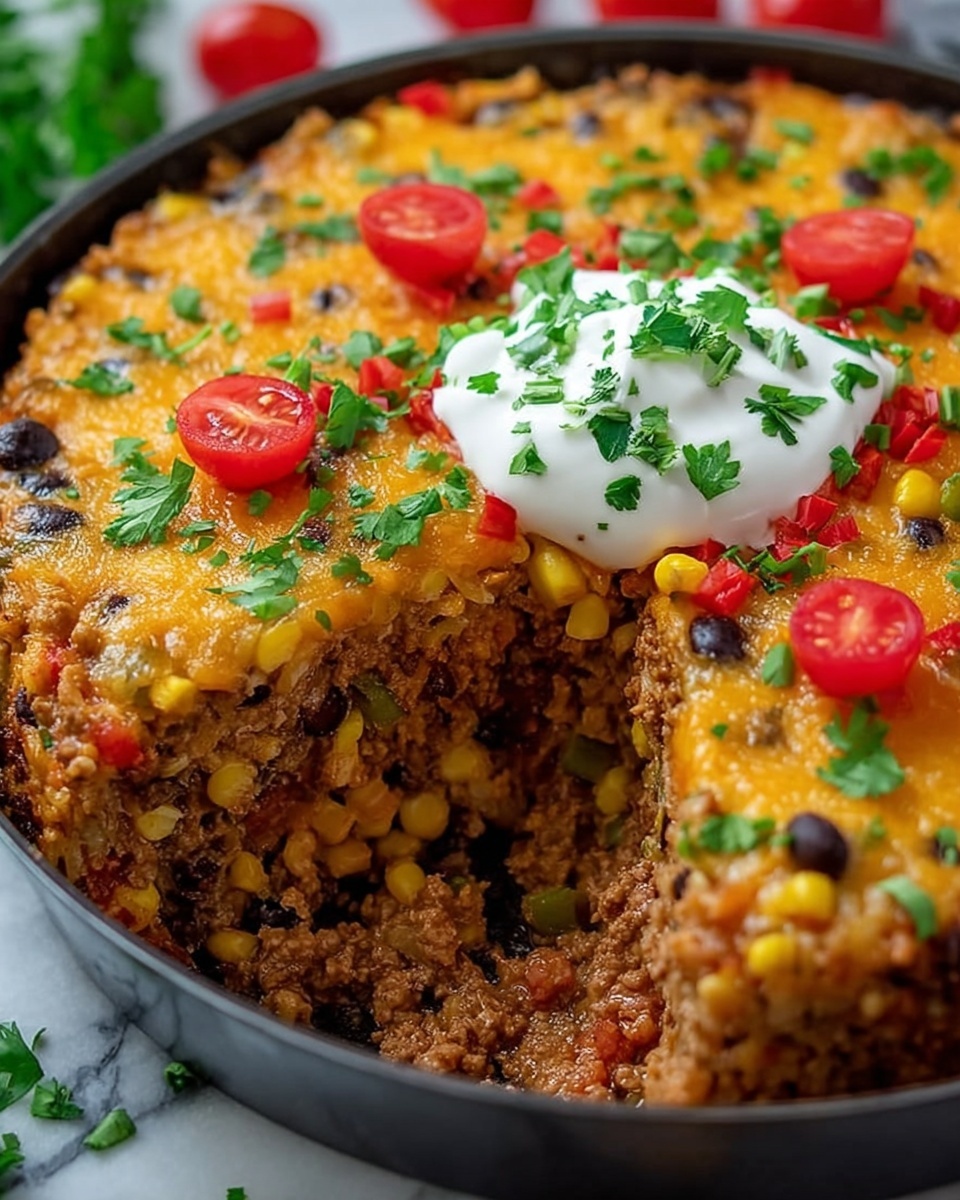 Cornbread Taco Bake Recipe - Recipe Image
