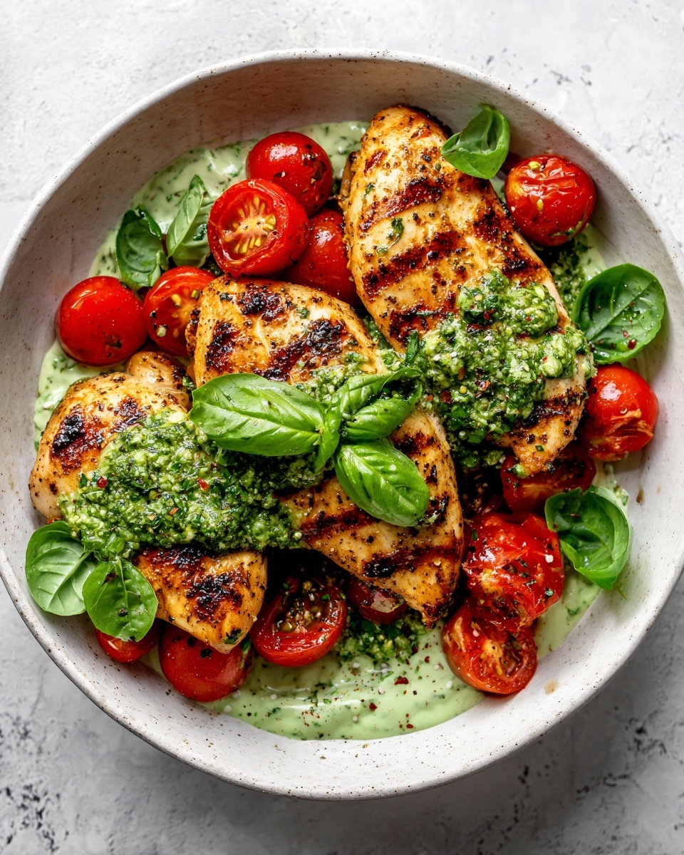 Easy Pesto Chicken Recipe - Recipe Image