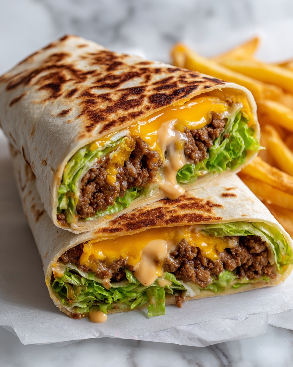 Big Mac Wraps Recipe - Recipe Image