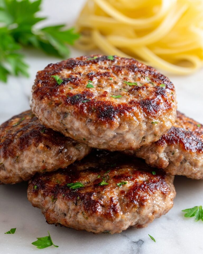 Beef Rissoles with Rich Gravy Recipe