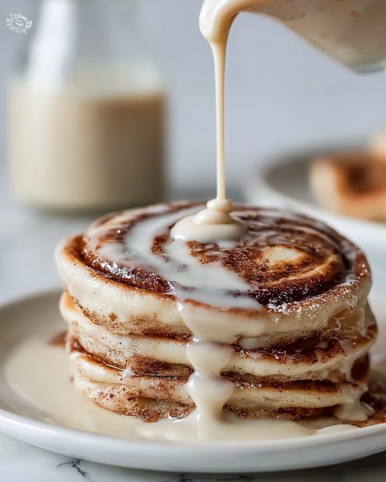 Cinnamon Roll Pancakes Recipe