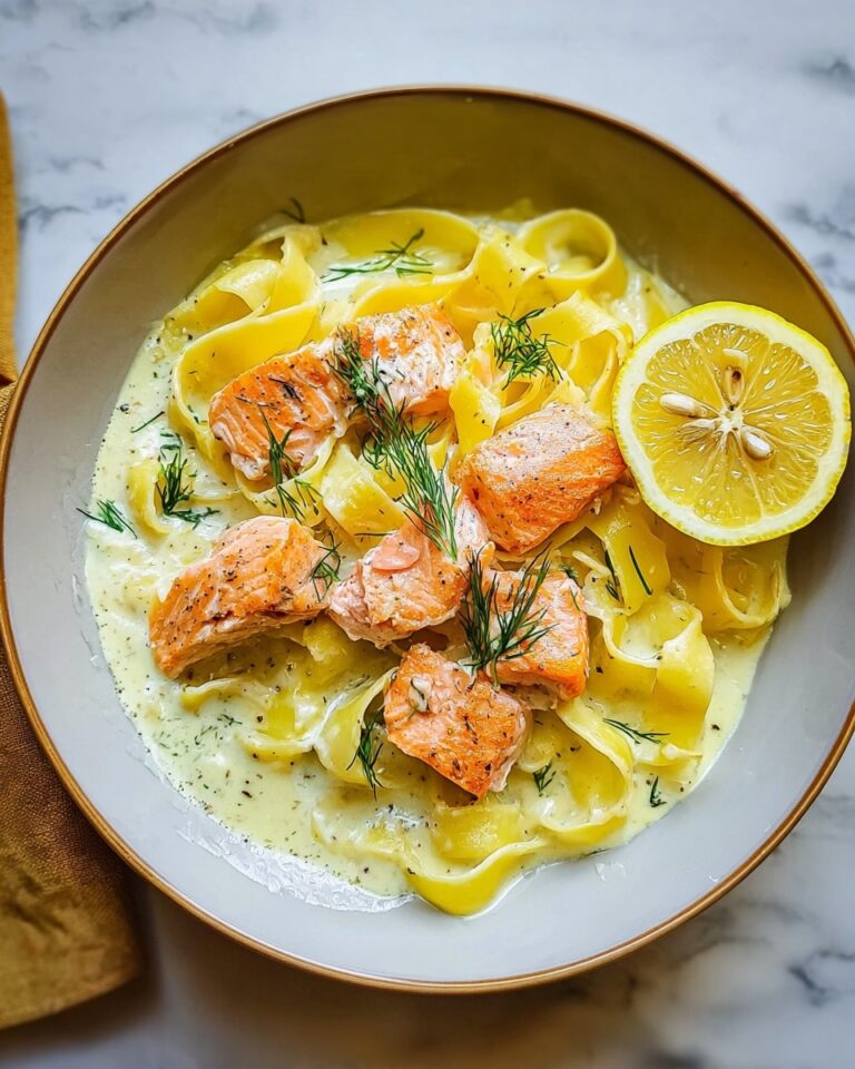 Citrus-Scented Pappardelle with Slow-Roasted Salmon Recipe