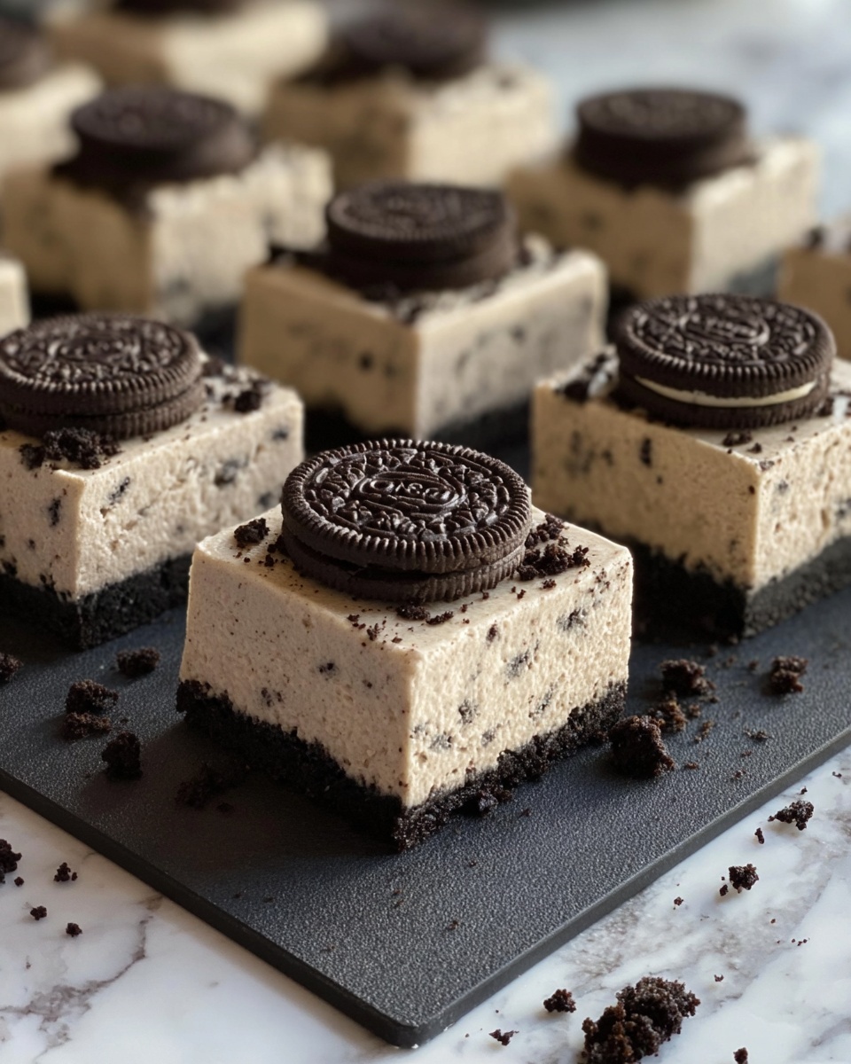 Oreo Cheesecake Slice Recipe - Recipe Image