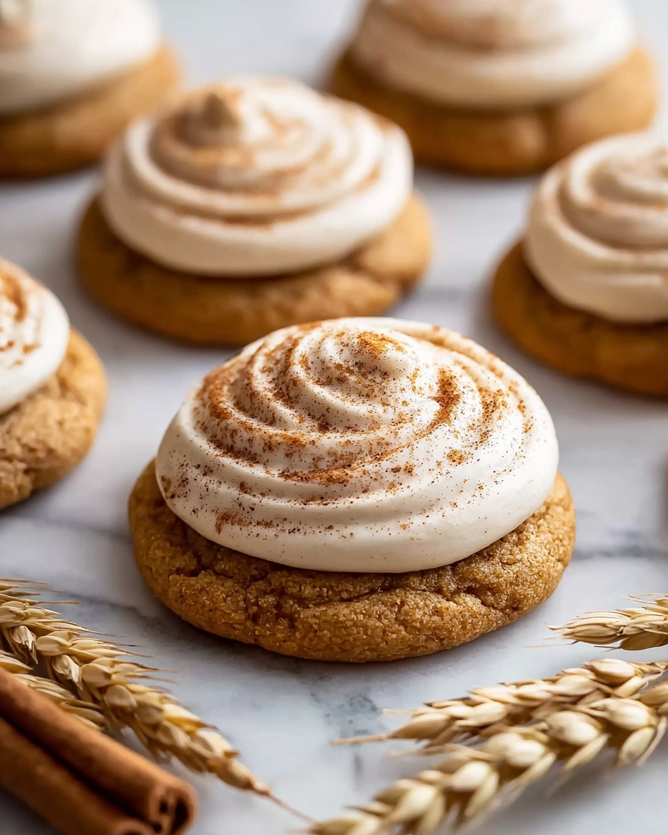 Pumpkin Cookies with Cream Cheese Frosting Recipe - Recipe Image