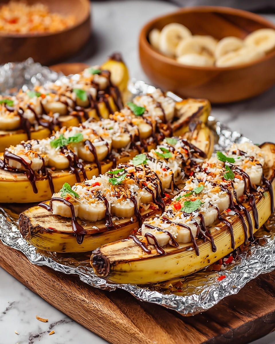 Easy Campfire Banana Boats Recipe - Recipe Image