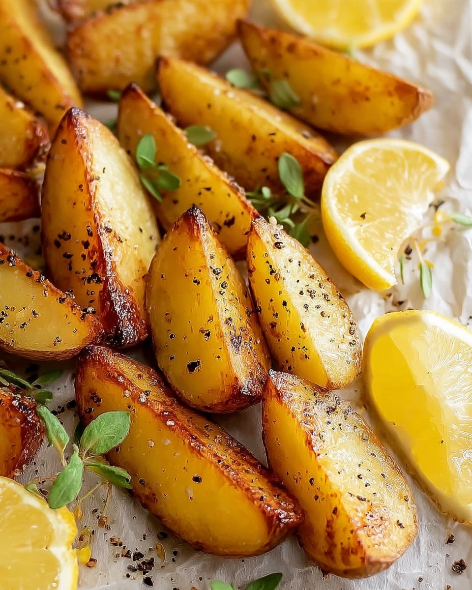 Greek Lemon Potatoes Recipe - Recipe Image