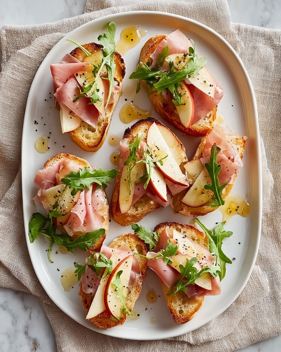 Apple & Brie Crostini with Hot Honey Recipe - Recipe Image