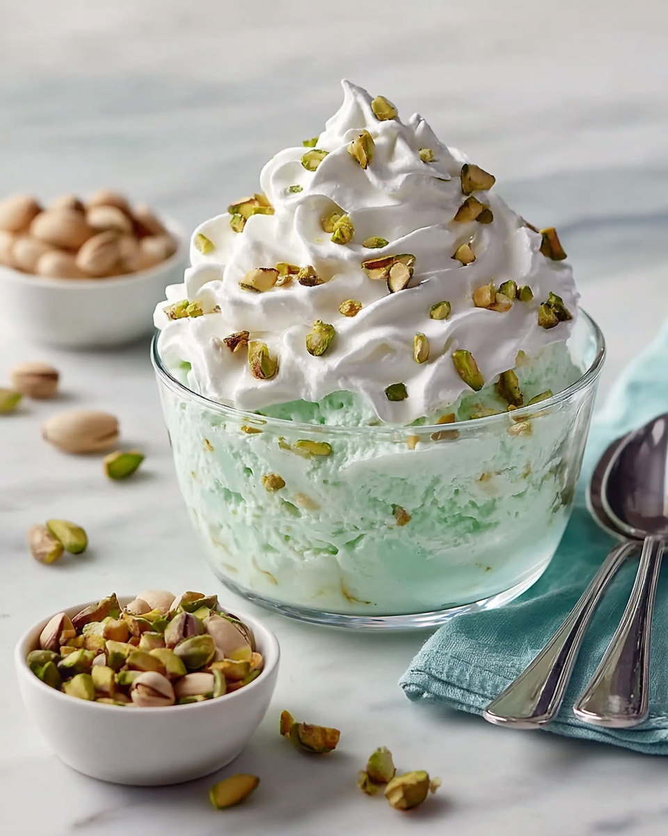 Pistachio Salad with Marshmallows and Pineapple Recipe - Recipe Image