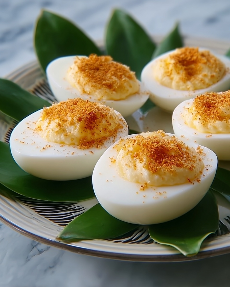 Deviled Egg Tulips Recipe - Recipe Image