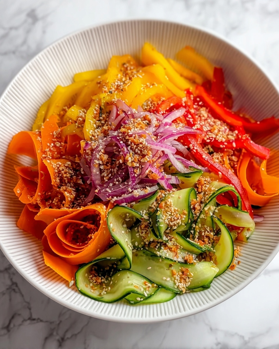 Viral Cucumber Pepper Salad Recipe - Recipe Image