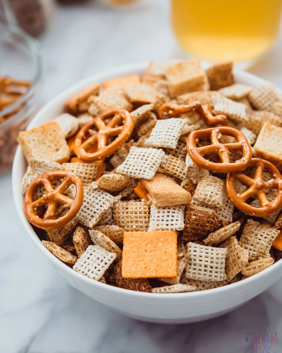 Dill Pickle Chex Mix Recipe - Recipe Image